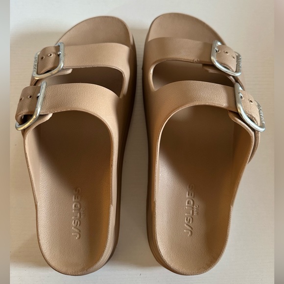 J Slides Shoes - J/Slides Simply Platform Slide Women’s 10 Sandals | EUC